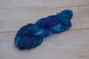 Königsblau - Handgefärbte Sockenwolle, 100g Strang
