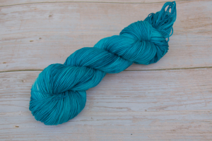 Lagune - Handgefärbte Sockenwolle, 100g Strang