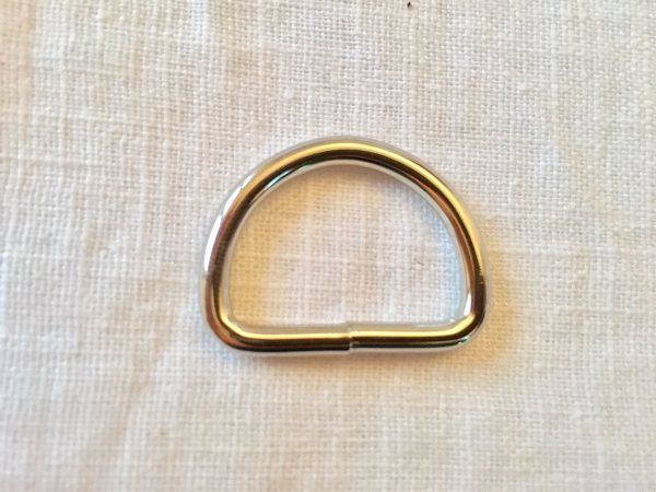 D-Ring aus Stahl, 25mm