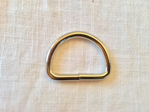 D-Ring aus Stahl, 25mm
